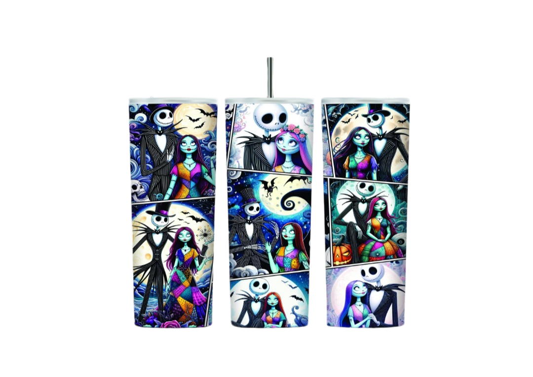 The Nightmare Before Christmas 20oz Skinny Tumbler