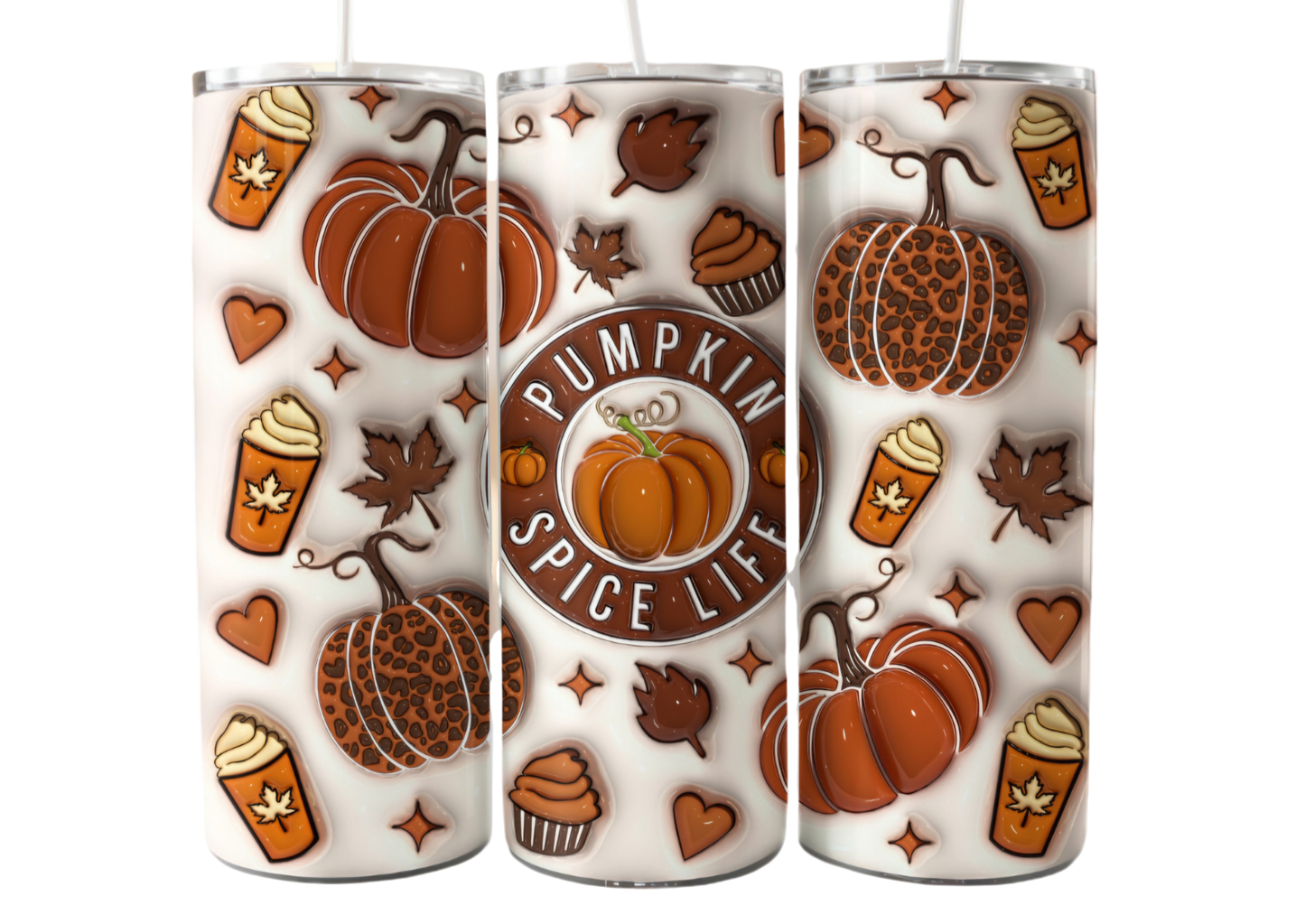 Pumpkin Spice Life 20oz skinny tumbler