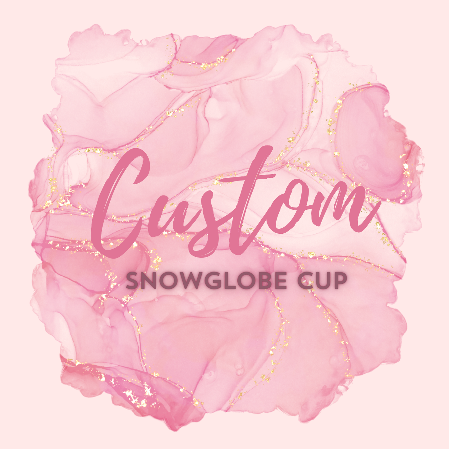 Custom Snowglobe Cup 16oz