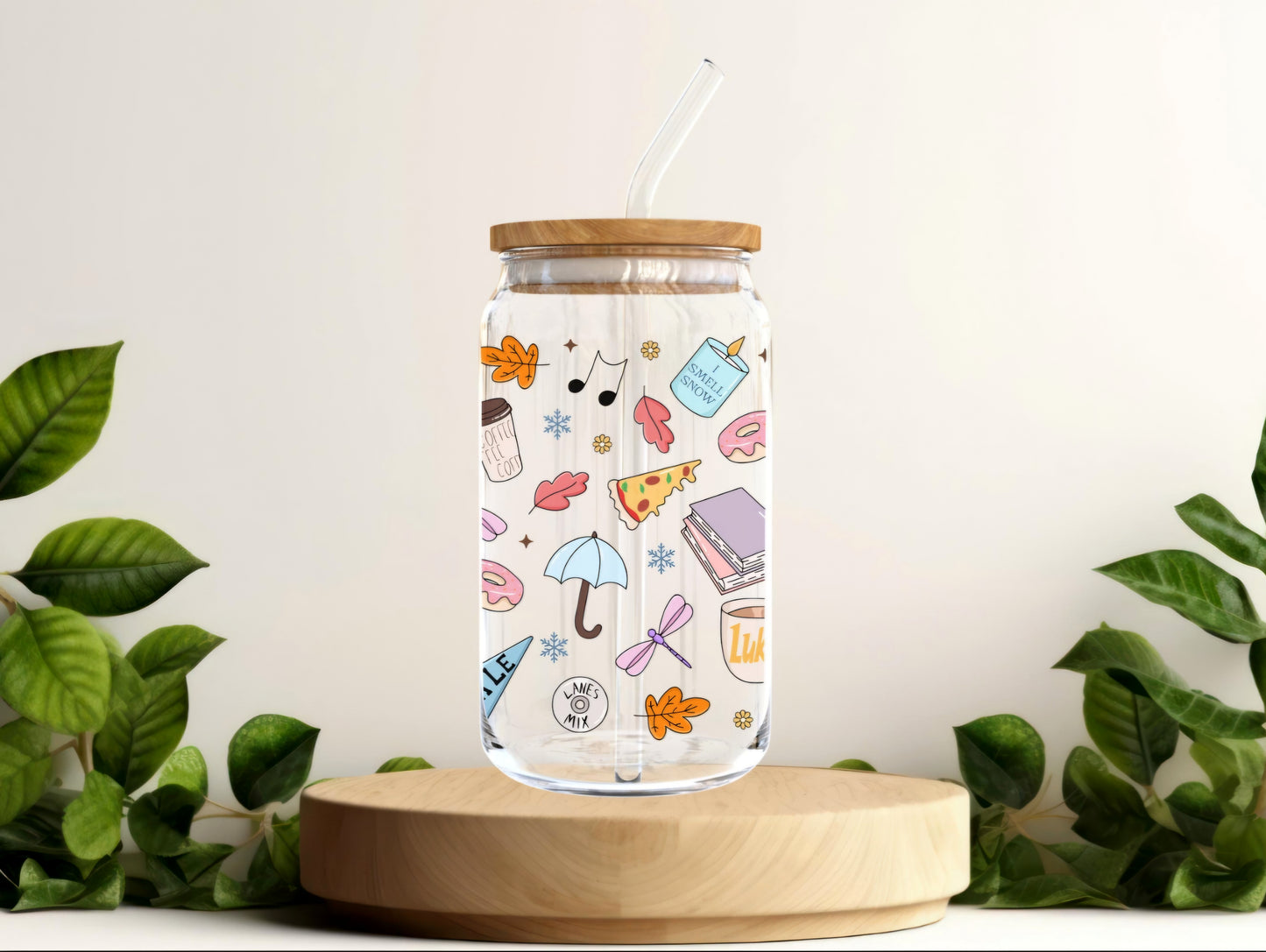 *Pre-Order* Girlmore Girls - UVDTF 16oz Glass Cup