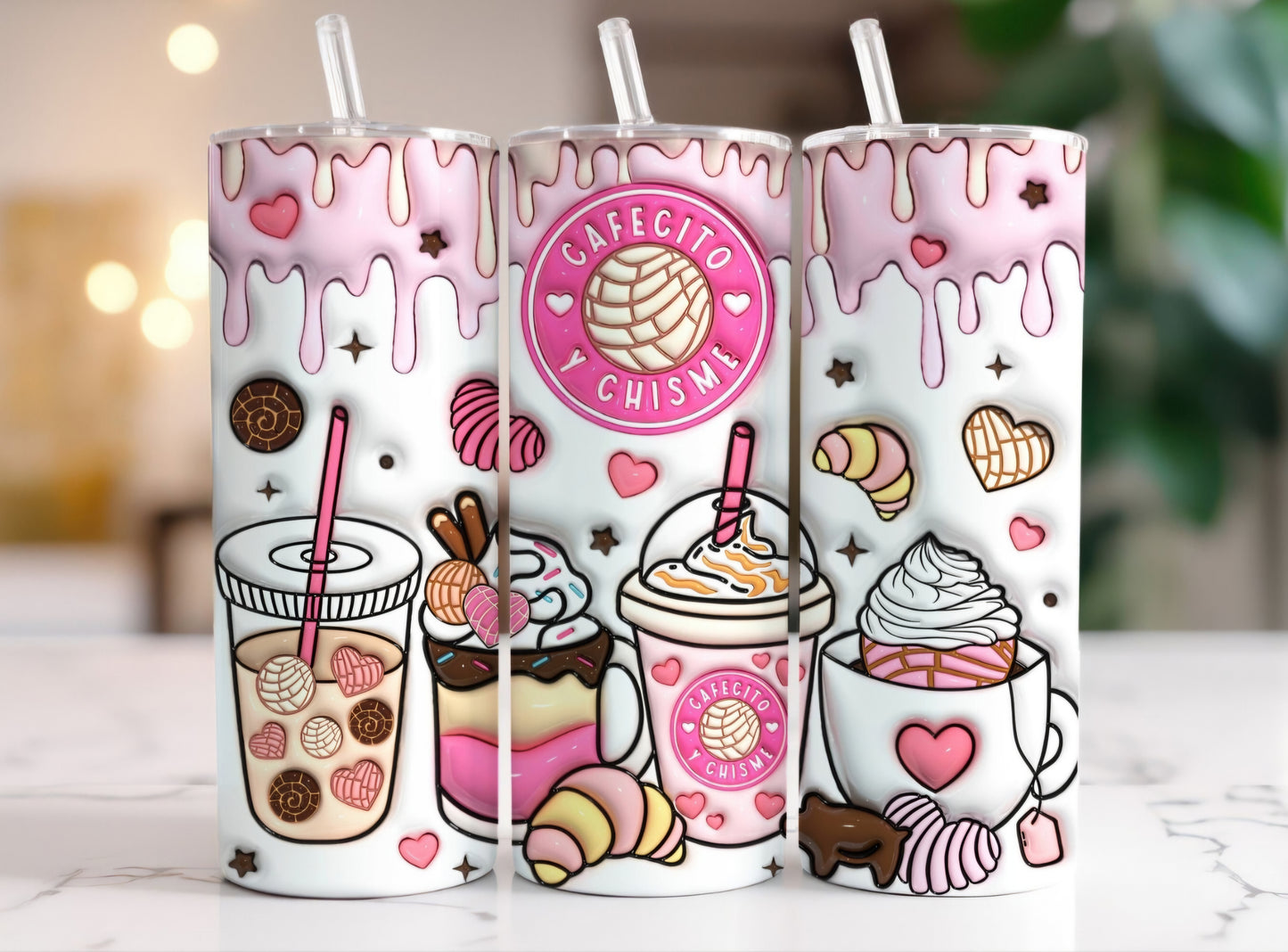 Cafecito & Chisme 20oz Tumbler